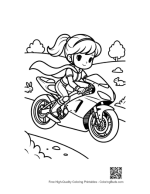 Thumbnail: Sport Bike Printable