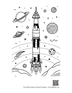 Thumbnail: Easy Saturn V Printable