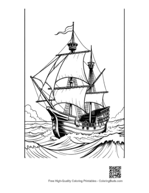 Thumbnail: Pirate Ship Sailing Stormy Seas