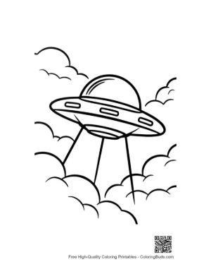 Thumbnail: UFO Flying Through Fluffy Clouds