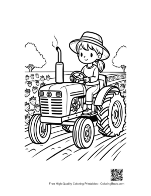 Thumbnail: Farm Tractor Printable
