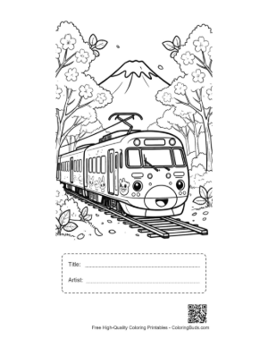 Thumbnail: Download Bullet Train Printable with Title and Artist Box