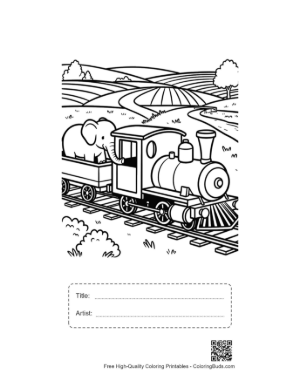 Thumbnail: Download Steam Engine Printable with Title and Artist Box