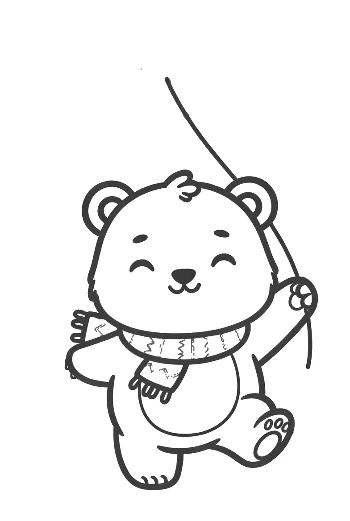 Grizzly Bear for Kids Printable