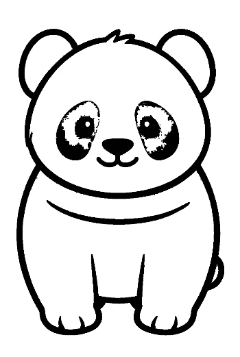 Cute Cartoon Baby Panda