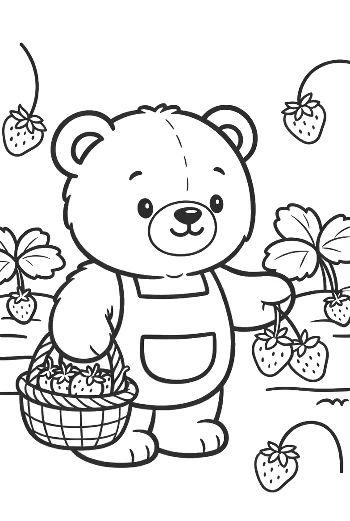 Free Teddy Bear Coloring Sheet Printable