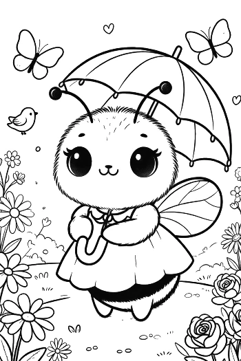 Hummel Malvorlage zum Ausdrucken