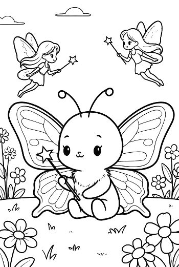 Cute Swallowtail Butterfly Printable