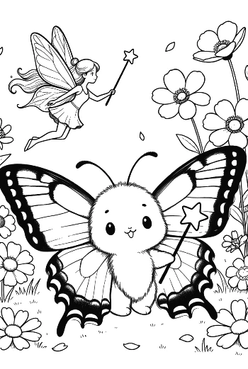 Cute Swallowtail Butterfly Printable