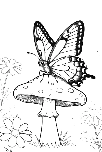 Download Swallowtail Butterfly Printable