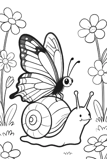Swallowtail Butterfly to Color Printable