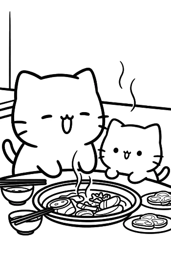 Chibi Cats Printable