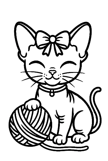 Cute Sphynx Printable