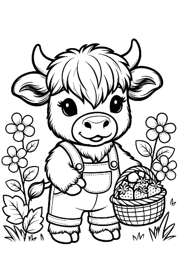 Highland Cow Printable