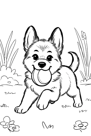 Becgie Coloring Page Printable