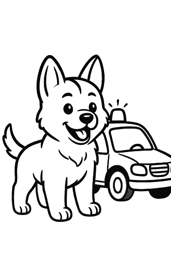 Becgie to Color Printable
