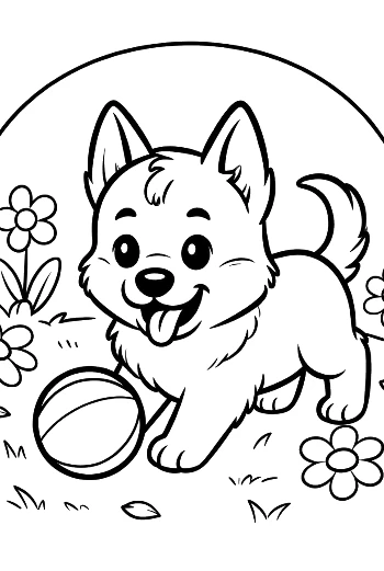 Cute Becgie Printable