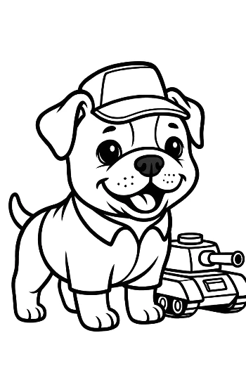 Bulldog for Kids Printable