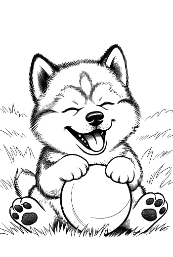 Husky Printable