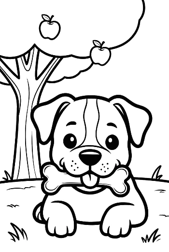 Download Pitbull Coloring Sheet Printable
