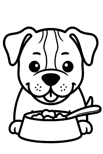 Pitbull to Color Printable