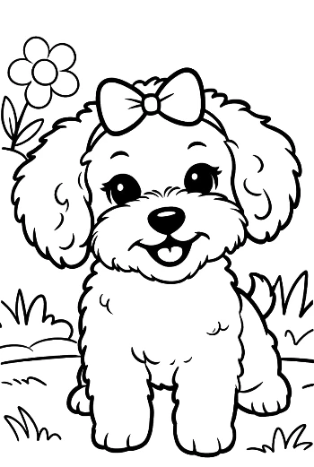 Poodle Printable