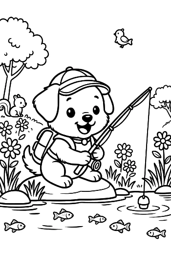 Easy Puppy for Kids Printable