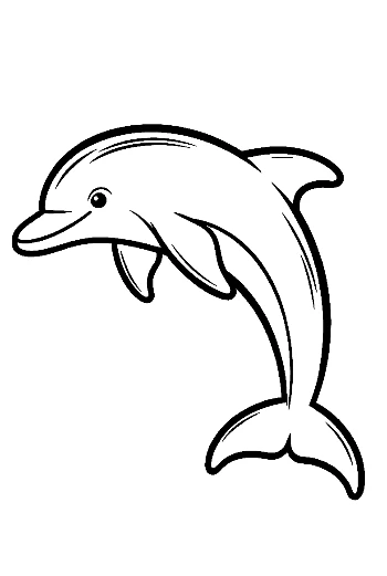 Joyful Dolphin Leaping High