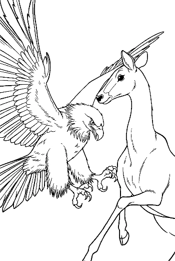 Golden Eagle Attacking Leaping Impala