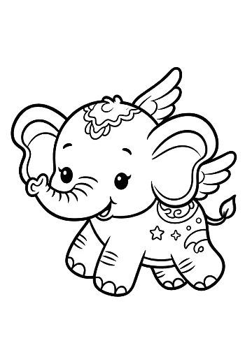 Baby Elephant Printable