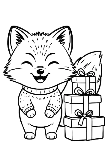 Arctic Fox Printable
