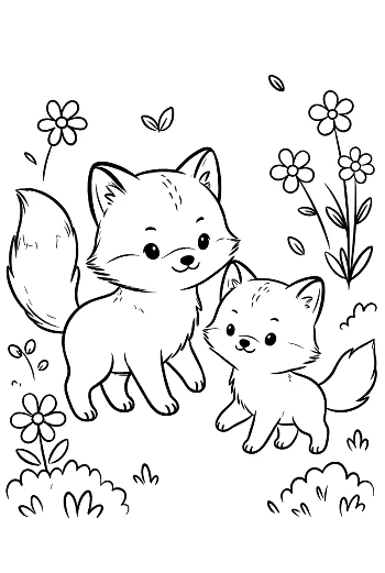 Download Arctic Fox Printable