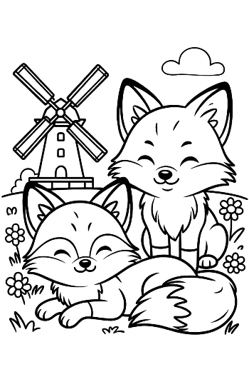 Red Fox Printable