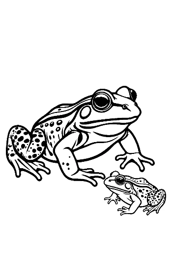 Bullfrog Family Portrait