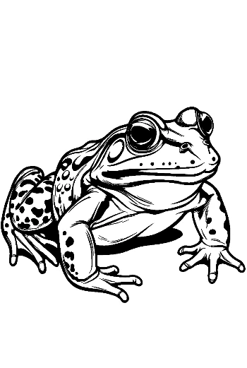 Bullfrog Illustration