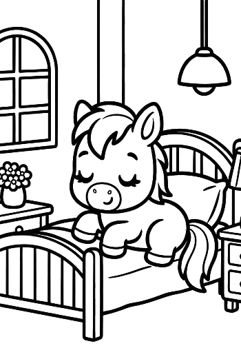 Pony Coloring Page Printable