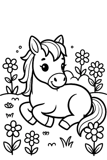 Free Wild Horse Printable