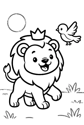 Free Male Lion Printable