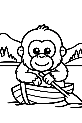 Free Orangutan Printable