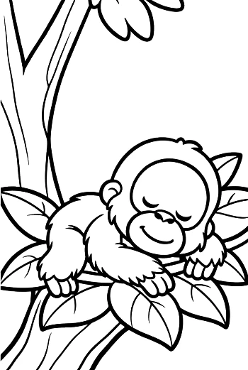 Orangutan Printable