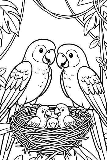 Easy Cockatoo Printable
