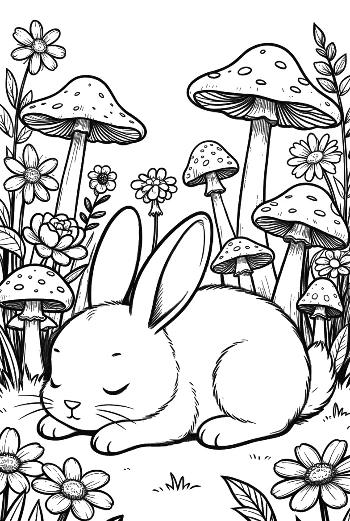 Bunny Rabbit for Kids Printable