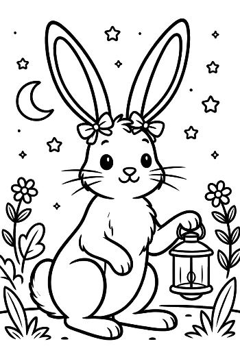 Download Jackrabbit To Color Printable