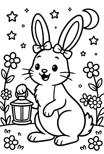 Free Jackrabbit to Color Printable