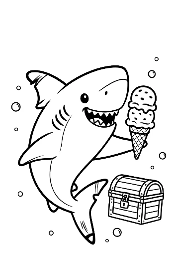 Great White Shark Printable