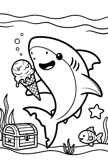 Great White Shark Printable
