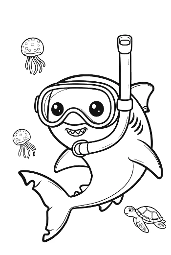 Great White Shark Printable