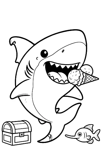 Great White Shark Printable