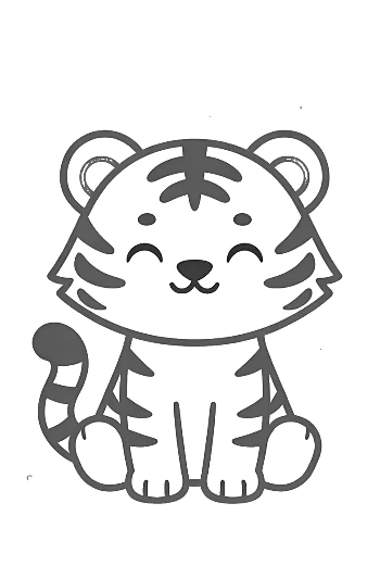 Free Bengal Tiger Coloring Sheet Printable