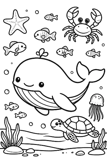 Blue Whale Printable
